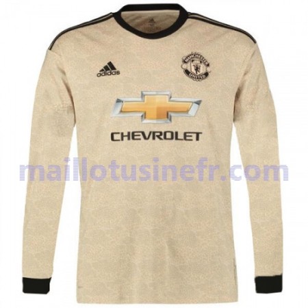 Maillot de Foot Manchester United Extérieur 2019-20 Manches Longues